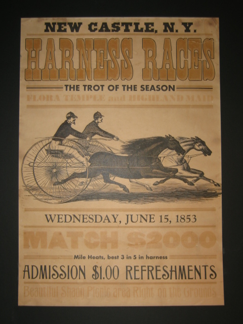 Millwood Harness Racing Poster 1853